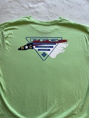 Columbia PFG T-Shirt 2XL XXL North Carolina Pattern SEE PHOTOS READ DESCRIPTION