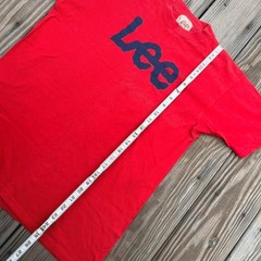 Vintage 80s Single Stitch Lee Jeans Logo Graphic Tee Shirt Mens M