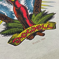 Vintage SOC 1996 Powell Pa’oa Ka Pele Hawaii Skate Tee T-Shirt Tultex L