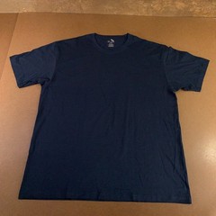 Sada Mens Size 4X Navy Blue Cotton Short Sleeve Crew Neck T-Shirt New