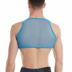Men’s Workout Vest Mesh Muscle Tank Top Sleeveless Crop Tops Tee U Neck