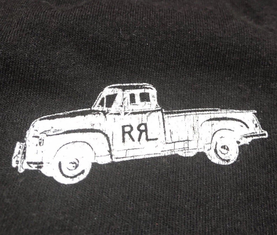 RRL Double RL Ralph Lauren Black XXL Truck Graphic T Shirt