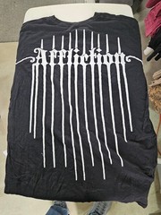 AFFLICTION VINTAGE RARE T-SHIRT AUTHENTIC EMBROIDERED CLOTH SKULL SIZE 2XL NWOT