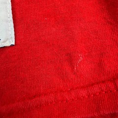 Google Mens Size L Log Birler 3/4 Sleeve Raglan Champion Shirt Red