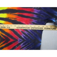 Gildan Multicolor Bold Graphic Artistic Short Sleeve Tie Dye T Shirt Medium
