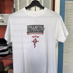 Fullmetal Alchemist Brotherhood Edward & Alphonse White Cotton Tee S