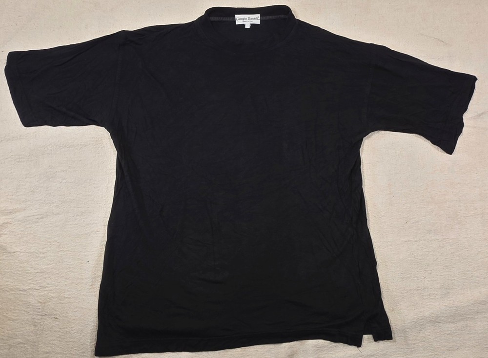 Used Giorgio Danieli Shirt Mens Large/XL Stretchable 100% Viscose Made In Italy