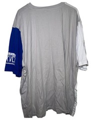 VTG Sean John T Shirt Mens 3X-4X Blue Graphic Print Short Sleeve Tri Color Y2K