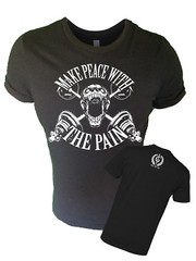 Iron Gods Make Peace TShirt Workout Shirt Bodybuilding Pump Cover Men’s Gym Tee