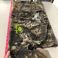Mossy Oak by Staghorn Mens Tshirt Size Large Camo Long Sleeve Crewneck Hunting