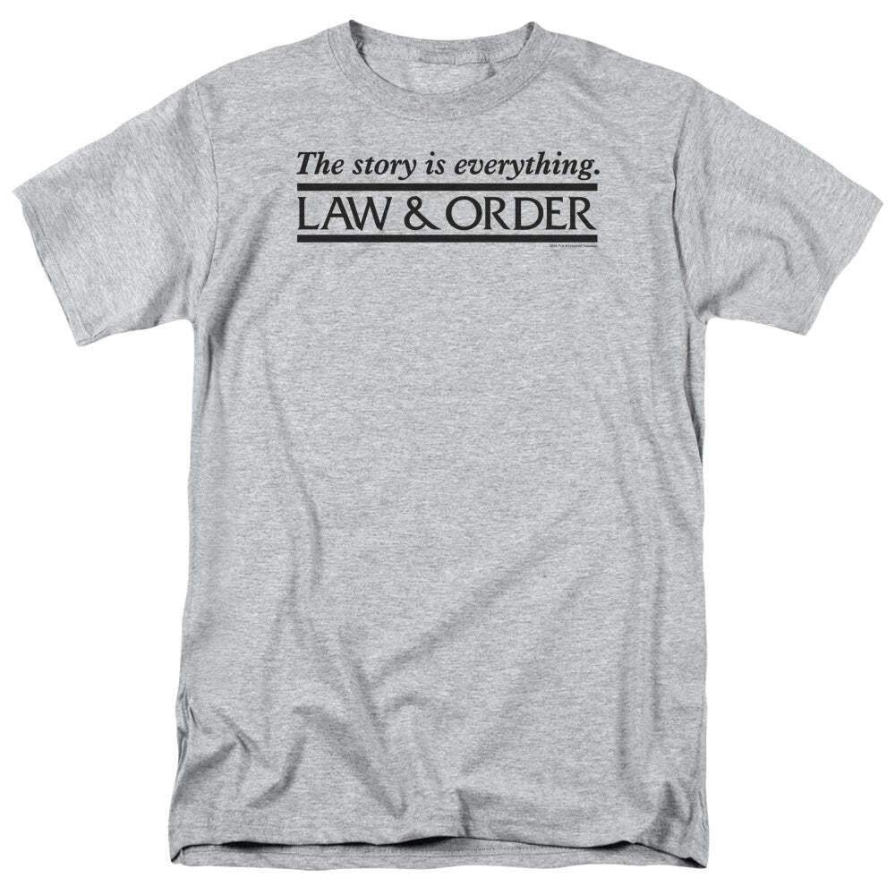 Law And Order Story Licensed Adult Unisex T-Shirt Regular Fit Tee SM-3X