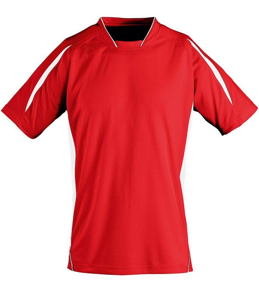 New Mens Sols 01638 Maracana Contrast performance T. Red/White XXL. T7548.