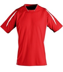 New Mens Sols 01638 Maracana Contrast performance T. Red/White XL. T7548.