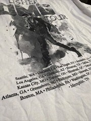 Usher OMG 2011 Tour T-Shirt Size 2XL Double Sided R&B Rap Music Tee White New I