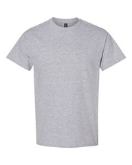 Gildan Heavy G500 T shirt gray size 5X round neck short sleeves T shirt
