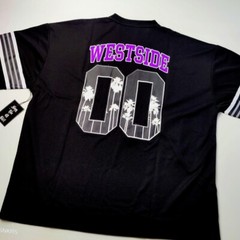 Mount Westmore XL Men’s Jersey Shirt Black Purple White Westside LA Rap 00 New