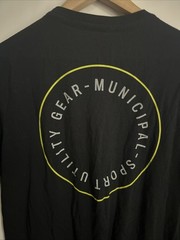 Municipal Sports Utility Gear T-Shirt, Large With Front And Back Logo