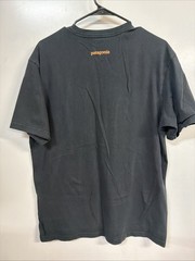 Patagonia Shirt Mens Large Black Gas Pump Climate Counts Organic Outdoors Tee