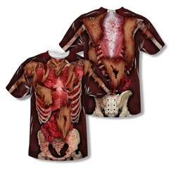 Skinny Unisex Adult Halloween Costume T Shirt (Front/Back), S-3XL