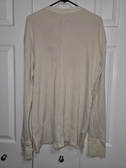 Fear Of God FOG Collection One 2015-2016 Beige Waffle Henley Men’s Size Large