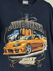 Vintage 2001 The Fast & Furious Juiceburner Toyota Supra T-Shirt Size XL
