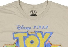Disney Pixar Toy Story Mens Character Group Woody Jessie Beige Shirt New S-2XL