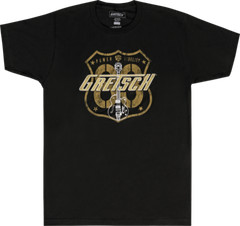 NEW Genuine Gretsch Route 83 T-Shirt – BLACK, CHOOSE YOUR SIZE!
