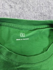 Apple Store Employee T-Shirt Short Sleeve Size Small Green Cotton Crew Neck