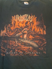Krisiun Works of Carnage 2003 North American Tour Large Shirt
