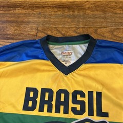 PBR Brasil Brazil Monster Jersey Global Cup XL Pro Bull Riding Shirt – Stains