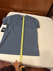 Vortex Optics Logo Men’s SS T-Shirt Blue Teal Cotton Poly – Athletic Cut – NWT