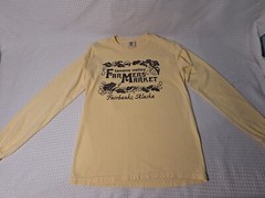 Fairbanks Alaska Farmers Market Souvenir Long Sleeve T-shirt Size S