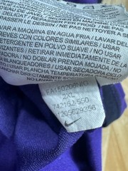 Nike Kobe Bryant Mambacurial Soccer Shirt Jersey Men XXL Purple Yellow Striped