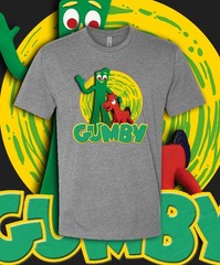 Gumby And Pokey Cartoon T Shirt Adult & Youth sizes! Fast Ship!
