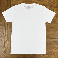 72 Piece Bulk Box Threadfast Apparel T1001 White Medium Blank T-Shirts Wholesale