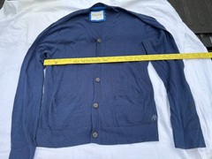 Aeropostale Men’s Blue Cashemere Long Sleeve A87 Pockets As pictured
