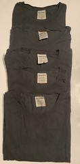 (5 Pieces)Men’s T Shirt Size 3XL Comfort Wash 100%Cotton,Heavyweight Ring Spun.