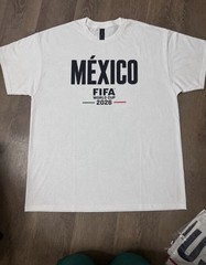 Gildan Mexico FIFA World Cup 2026 Graphic T-Shirt White Men’s XL Crew Neck