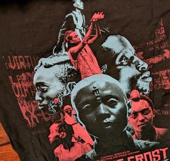 Neptune Frost Poster T-Shirt Black Cotton Swan Films Okayplayer Men’s Size Small