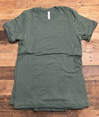 Bella + Canvas 3301C Sueded T-Shirt Heather Forest Unisex Blank Tee S-XL NWT