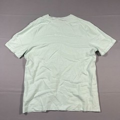 Alfani Tonal Wave Jacquard T-Shirt Mens Large Sage Green Short Sleeve Crew Neck