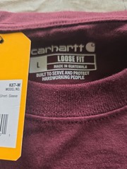 Carhartt Loose Fit Heavyweight Short Sleeve Pocket Tee Shirt Mens size L. NWT.