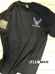 Air Force Military T-shirt chest decal USAF VIII 188G