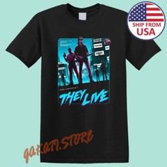 John Carpenter’s They Live Movie Men’s Black Size S-5XL