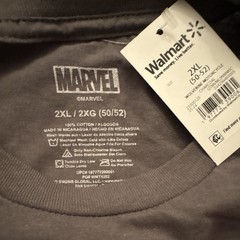 Marvel Wolverine Motorcycle Graphic Tee Men’s 2XL Gray Crew Neck Short Sleeve