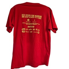 Pearl Jam Wave Base2Space 2018 Red T Shirt Concert Charity Event