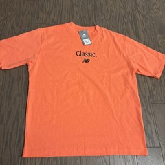 NWT New Balance Timeless Salmon Red Tee T-Shirt $45 Cotton Medium M NEW