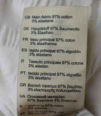 Scotch & Soda Textured Pocket T-Shirt Mens XL White Crew Neck Cotton Stretch