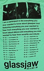 Glassjaw 20+ Anniversaries Tour Official Merch Celadon LS T-Shirt Sz S AS*