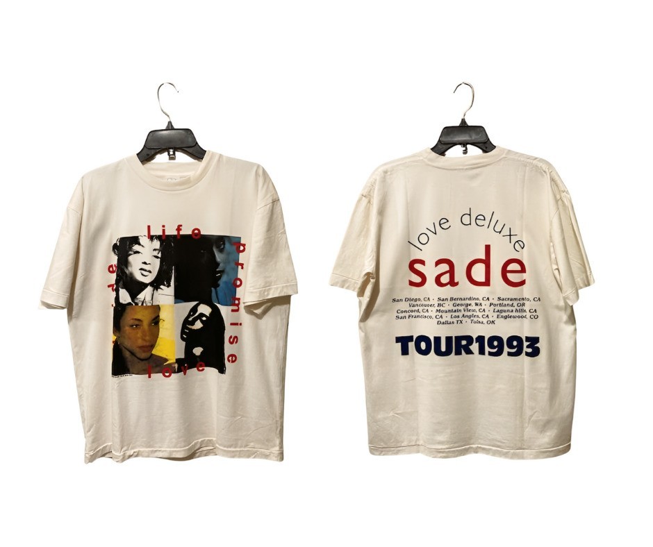 Sade Love Tour 1993 T Shirt 90s Sade Album Concert